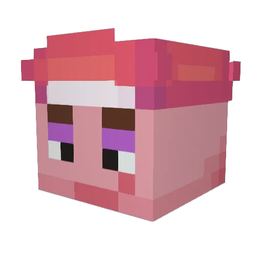 AND_THE_GRAND Minecraft avatar head, 3D render