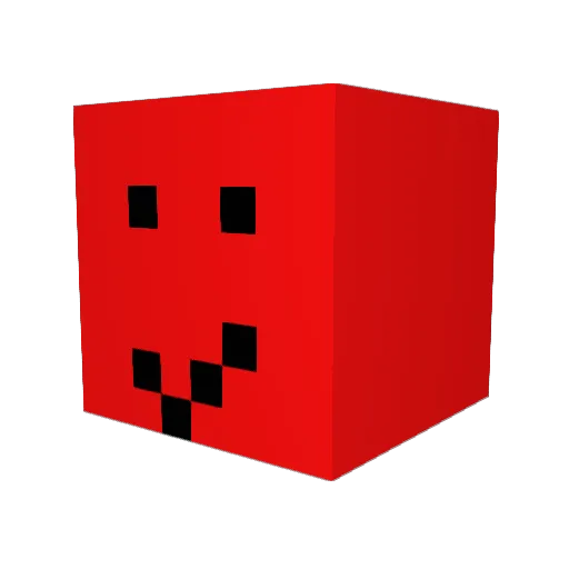 ANDvandark Minecraft avatar head, 3D render