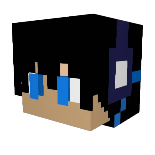 ANGELOOOOOOOOOOO Minecraft avatar head, 3D render