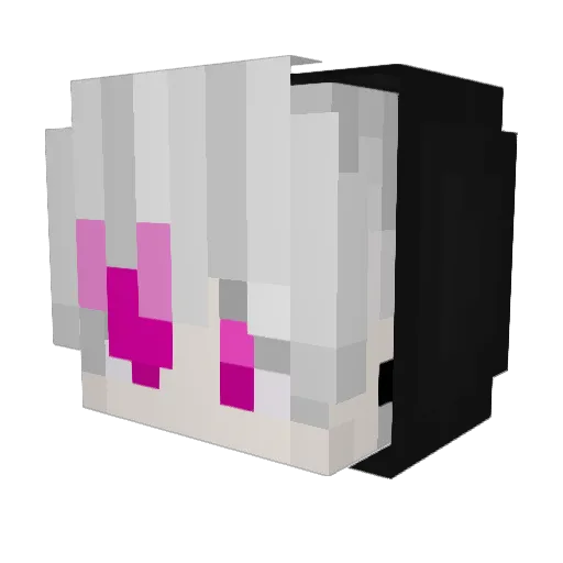 ANGELkun2525 Minecraft avatar head, 3D render