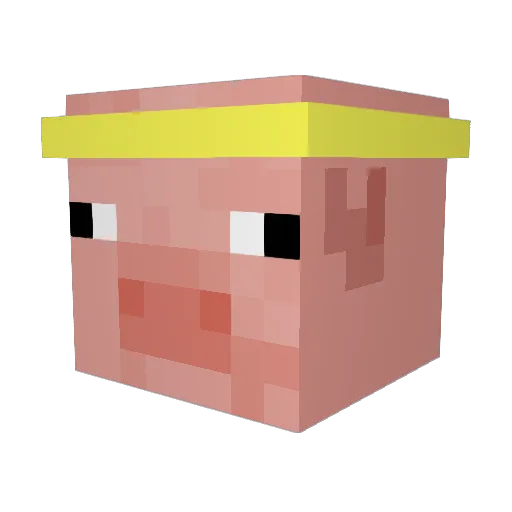 ANGUSSSSSSSSS Minecraft avatar head, 3D render