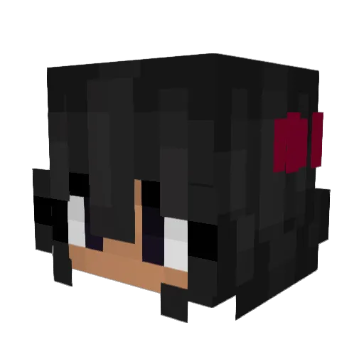 ANK9021 Minecraft avatar head, 3D render