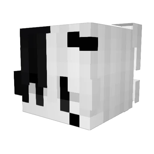 ANMCTHEG Minecraft avatar head, 3D render