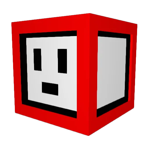 ANMTR Minecraft avatar head, 3D render