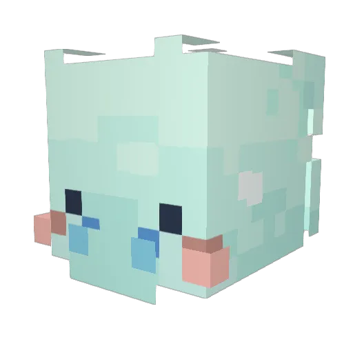 ANN99999 Minecraft avatar head, 3D render