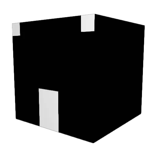 ANONYMOUS_58 Minecraft avatar head, 3D render