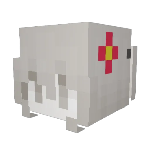 ANOVO1111 Minecraft avatar head, 3D render