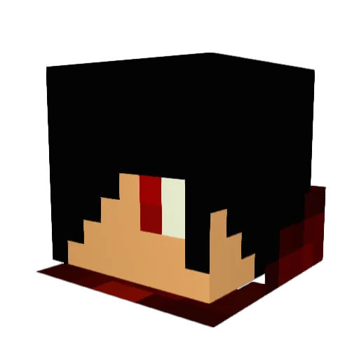 ANTCORE13 Minecraft avatar head, 3D render