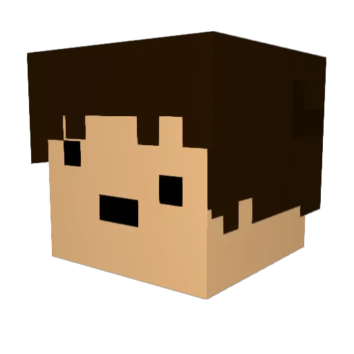ANTIFA_terrorist Minecraft avatar head, 3D render