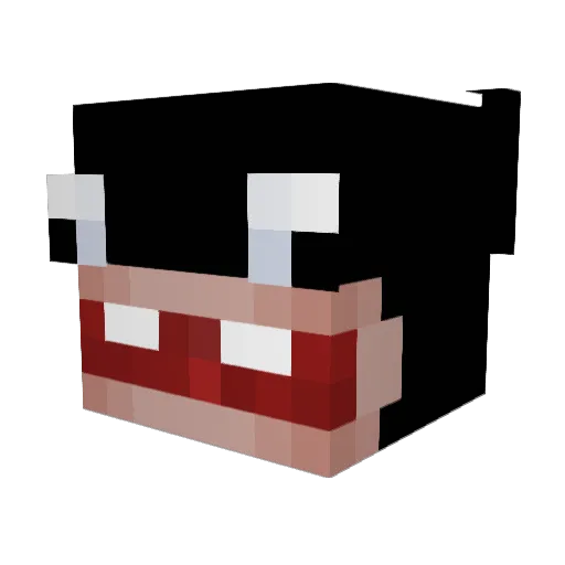 ANTIPRO02012 Minecraft avatar head, 3D render