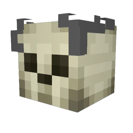 ANTLRE Minecraft avatar head, 3D render