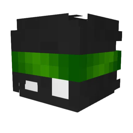 ANTYKKS Minecraft avatar head, 3D render