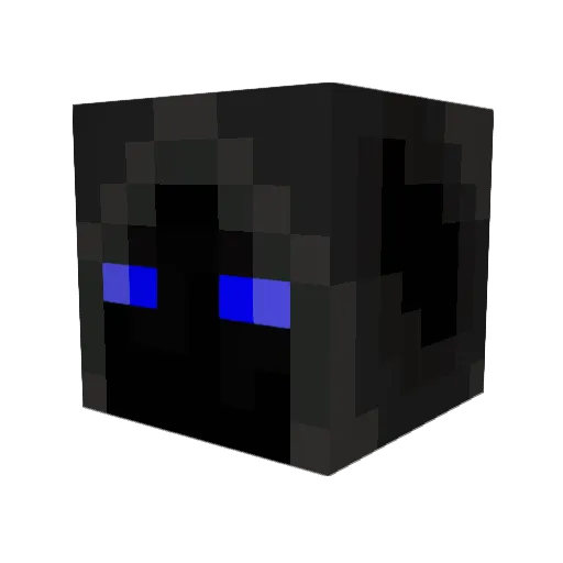 ANW2203 Minecraft avatar head, 3D render