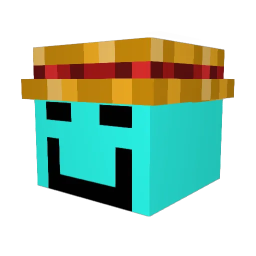 ANZA123 Minecraft avatar head, 3D render