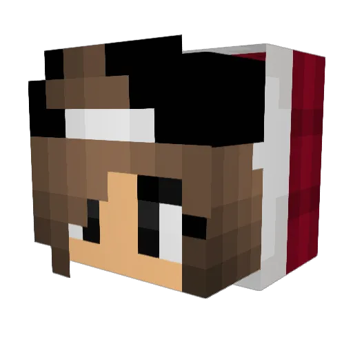 ANilsson Minecraft avatar head, 3D render
