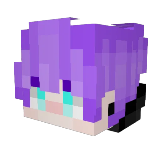 AOMDTO Minecraft avatar head, 3D render