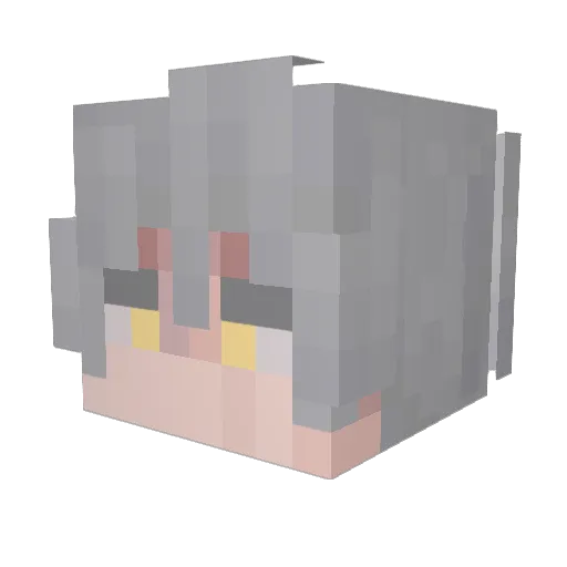 AONO97 Minecraft avatar head, 3D render