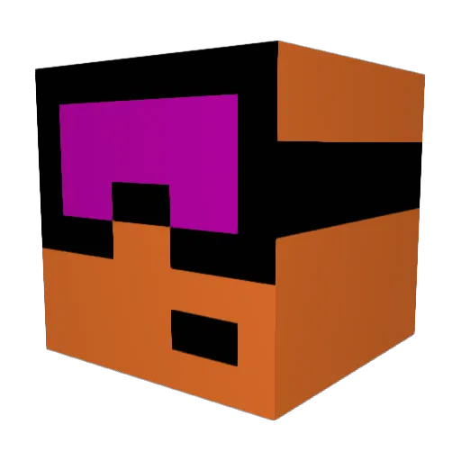 AOnWitFyre Minecraft avatar head, 3D render