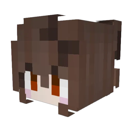 AP27046 Minecraft avatar head, 3D render