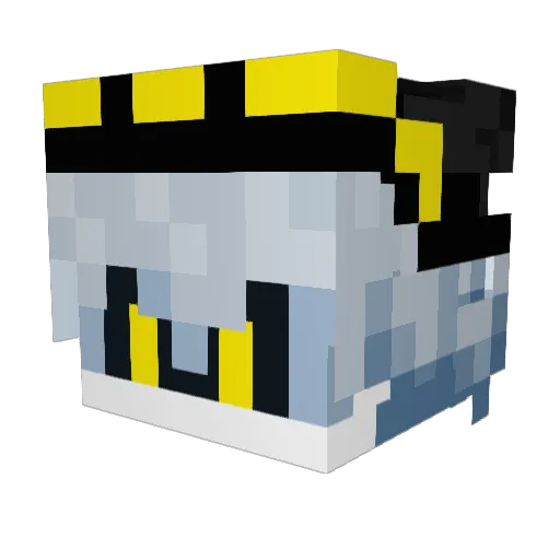 AP3XPHOENIX Minecraft avatar head, 3D render