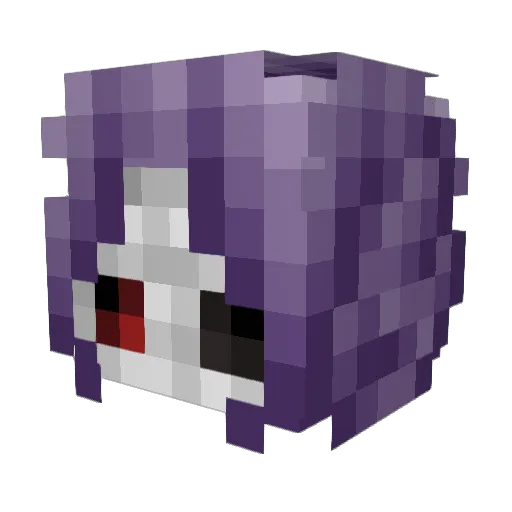 AP9C Minecraft avatar head, 3D render