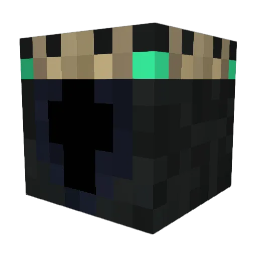 APEGA Minecraft avatar head, 3D render