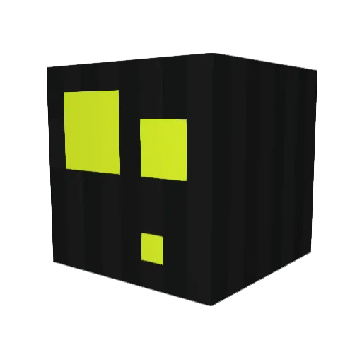 APELSIN88 Minecraft avatar head, 3D render