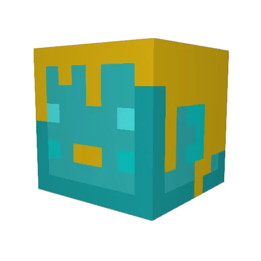 APEnELK Minecraft avatar head, 3D render
