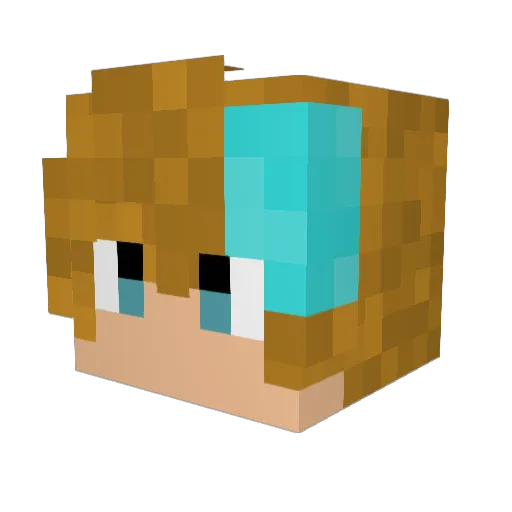 APOLLO193 Minecraft avatar head, 3D render