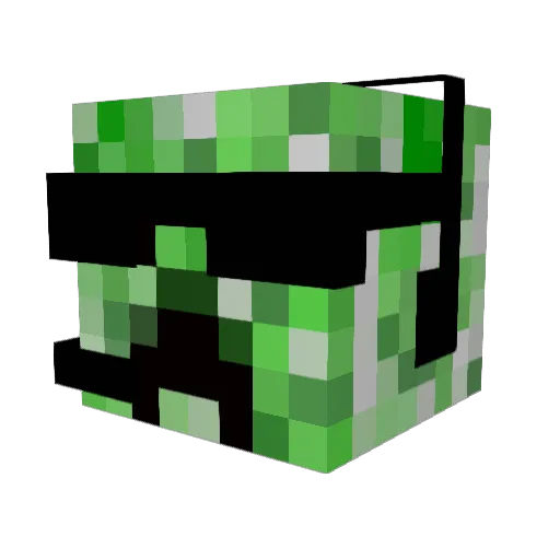 APOSTOLARA2000 Minecraft avatar head, 3D render
