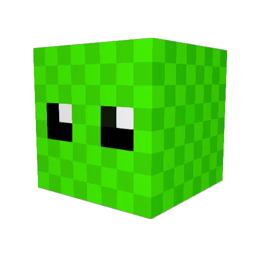 APPLE2813 Minecraft avatar head, 3D render