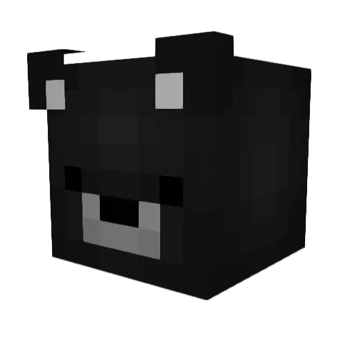 APPLEEEE22 Minecraft avatar head, 3D render