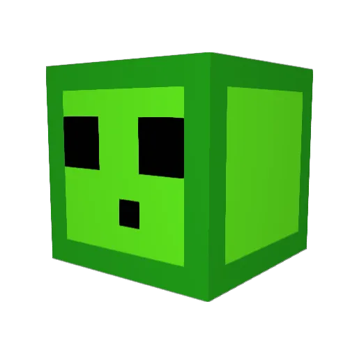 APPT0M Minecraft avatar head, 3D render