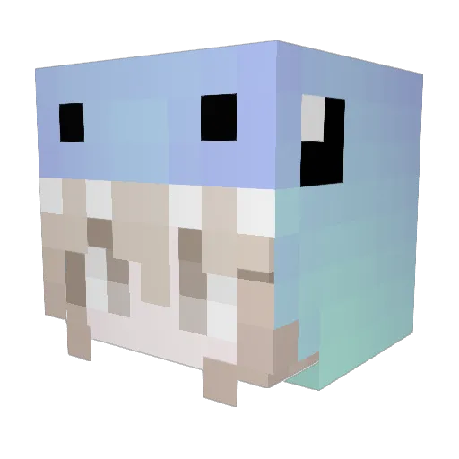 APPedrinn Minecraft avatar head, 3D render