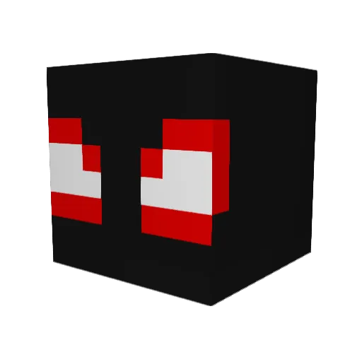 APRK69 Minecraft avatar head, 3D render