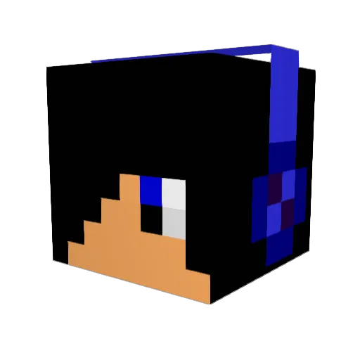 APTrickster Minecraft avatar head, 3D render