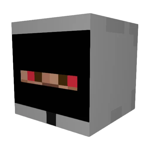 AP_Zephyr Minecraft avatar head, 3D render