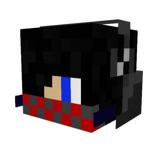 APhilip7 Minecraft avatar head, 3D render