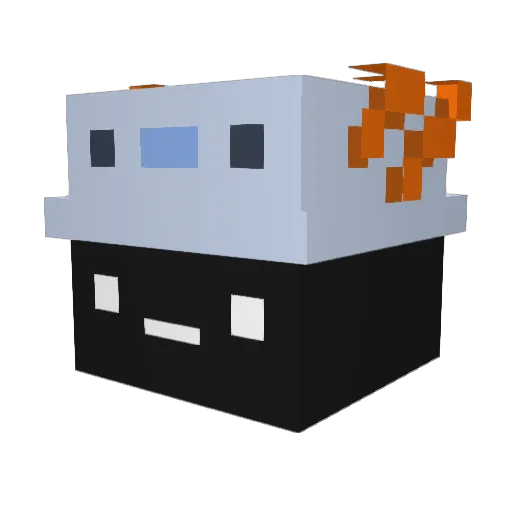 APieceOfBacon Minecraft avatar head, 3D render