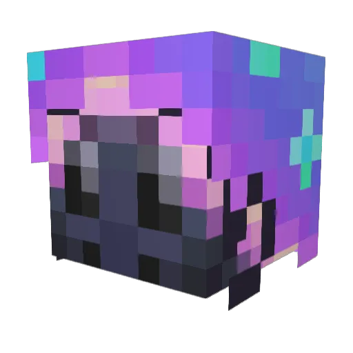 AProBro Minecraft avatar head, 3D render