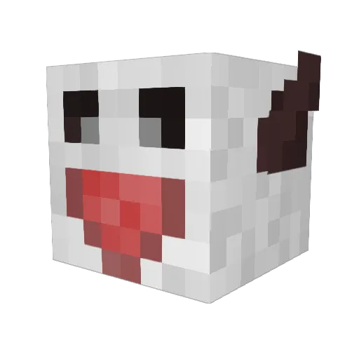 APurpleDanny Minecraft avatar head, 3D render