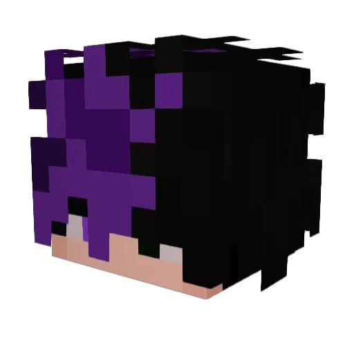 AR7132 Minecraft avatar head, 3D render