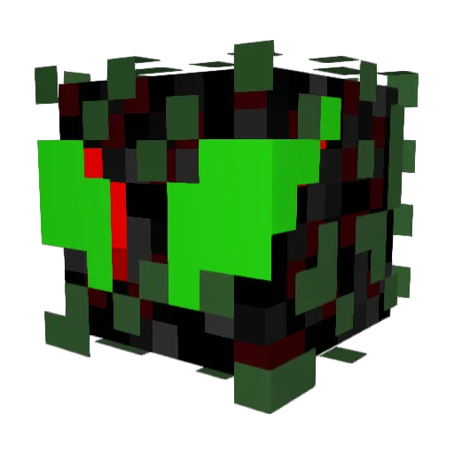 ARACNO10 Minecraft avatar head, 3D render