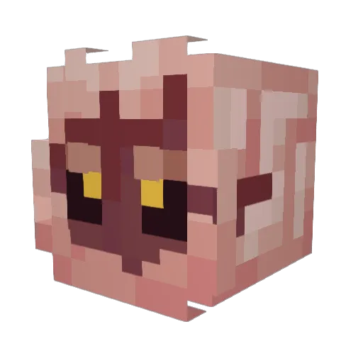 ARAHANN Minecraft avatar head, 3D render