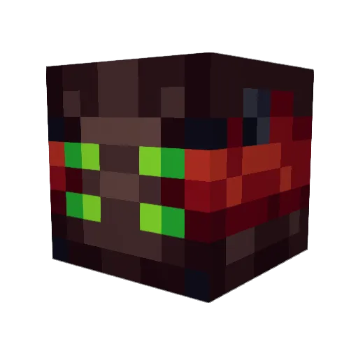 ARAR_Volky Minecraft avatar head, 3D render