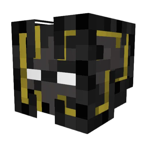 ARASAR1 Minecraft avatar head, 3D render