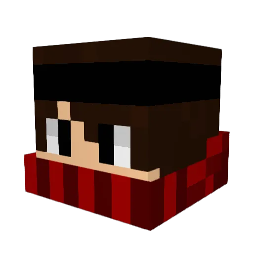 ARAVPRO Minecraft avatar head, 3D render