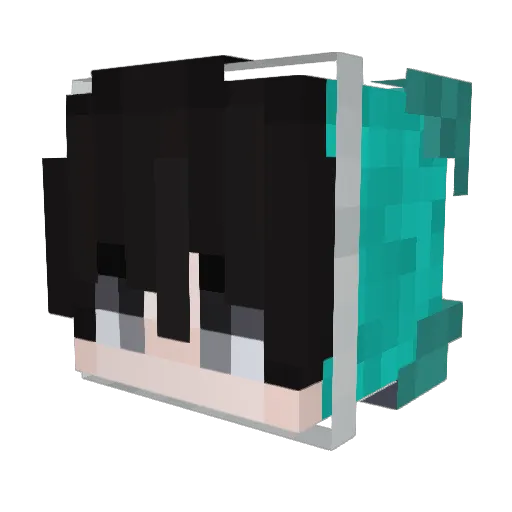 ARAfAT_WARRiOR90 Minecraft avatar head, 3D render