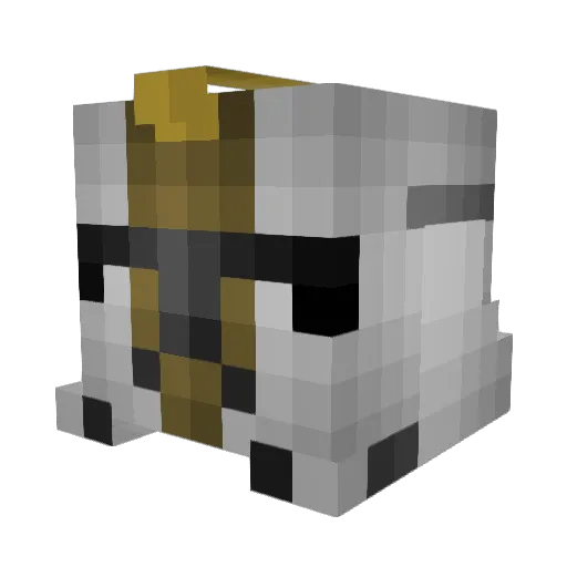 ARBO_ Minecraft avatar head, 3D render