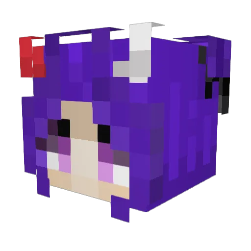 ARCADELuka Minecraft avatar head, 3D render